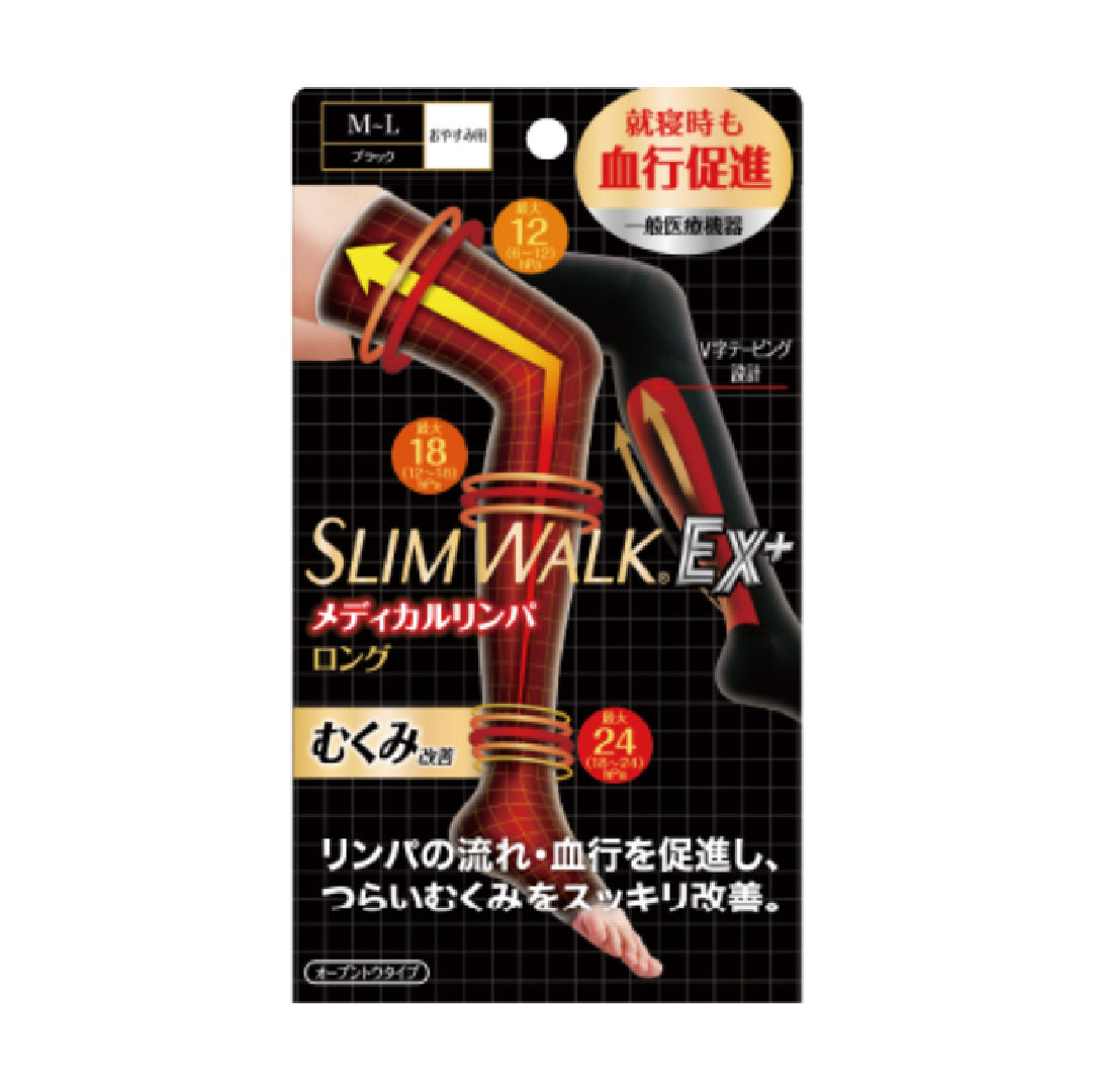 SLIMWALK Compression Medical Lymphatic Socks Long