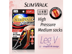 SLIMWALK Compression Medical Lymphatic Socks (Short Type)