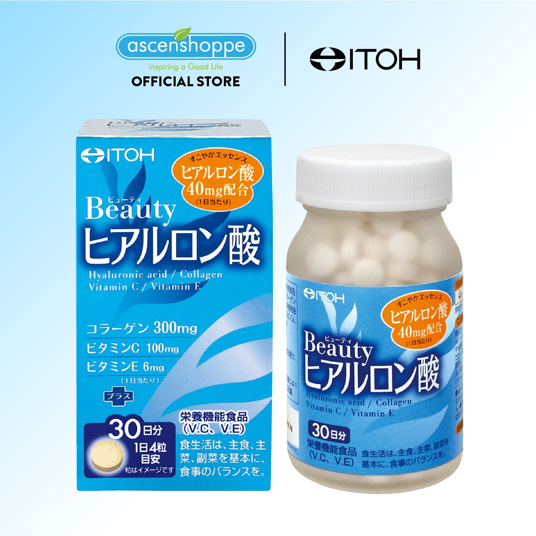 [Made in Japan] ITOH Beauty Hyaluronic Acid 30 days supply 120 tablets