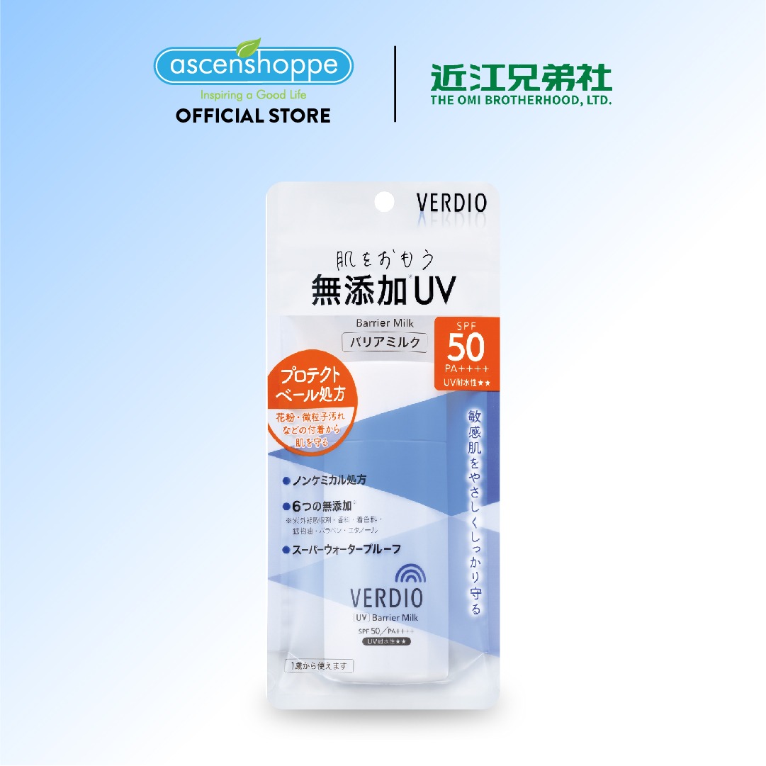 [WATERPROOF] Verdio UV Barrier Milk SPF 50+ PA++++ 80g