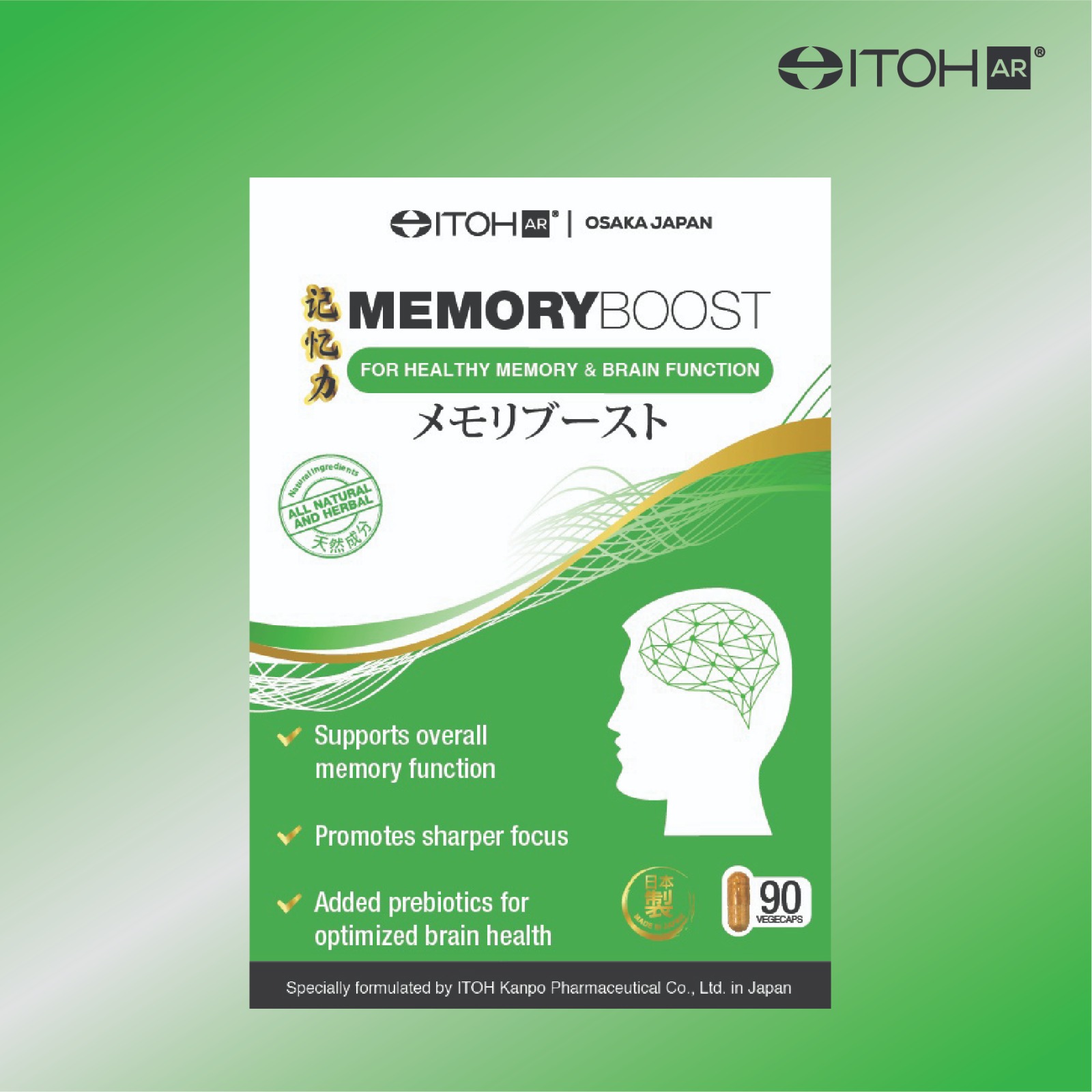 READY STOCK [Made in Japan] ITOH AR MEMORY BOOST 90s