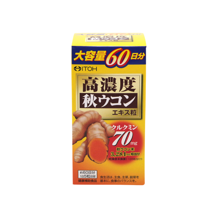 Curcumin Extact ITOH High Concentrated Turmeric Curcuma Longa Extract Tablet – Ascenshopee