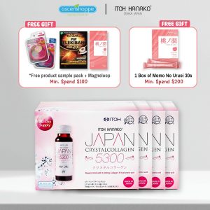 [Bundle of 4] ITOH Hanako Crystal Collagen 16S x 4