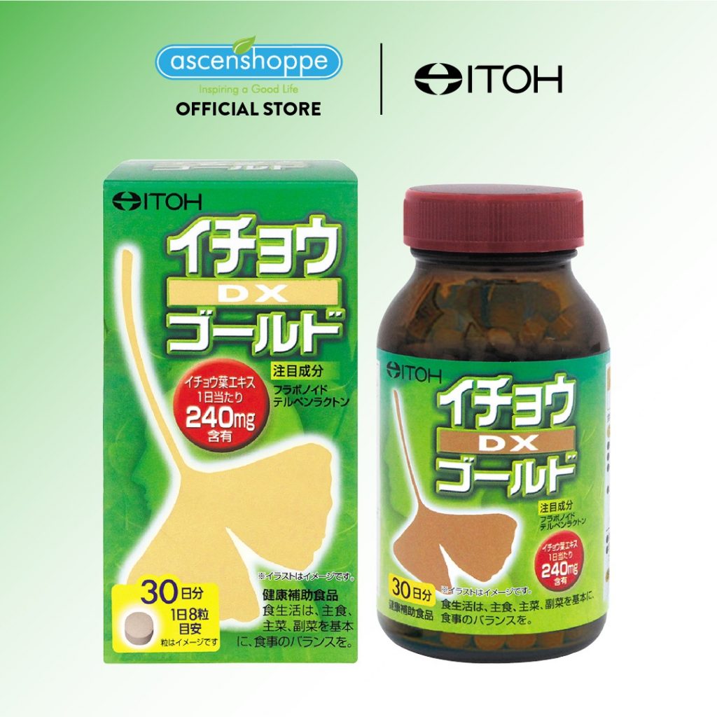 [Made in Japan] [Ready Stock] ITOH – Gingko Biloba, 240s – Ascenshopee