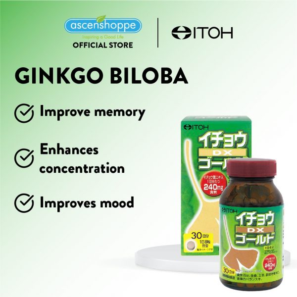 [Made in Japan] [Ready Stock] ITOH – Gingko Biloba, 240s - Image 3