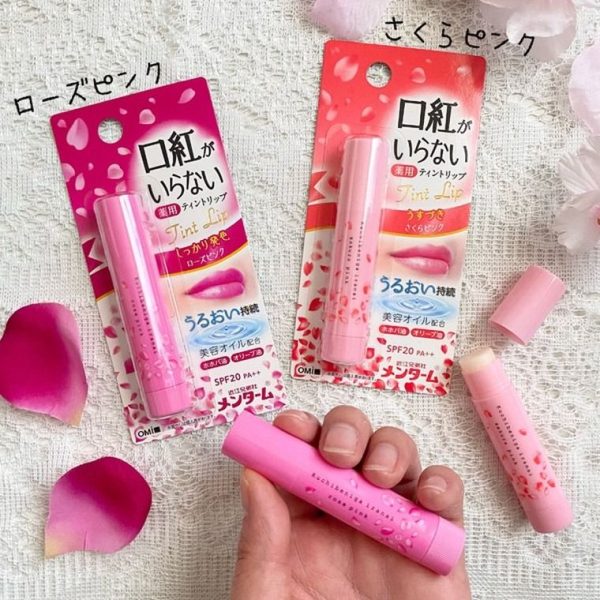 [Ready Stock] OMI Menturm Lip Balm SPF20 Sakura Pink