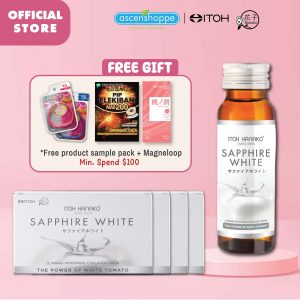 [Bundle of 4] ITOH Hanako Sapphire White Collagen Drink 10s x 4