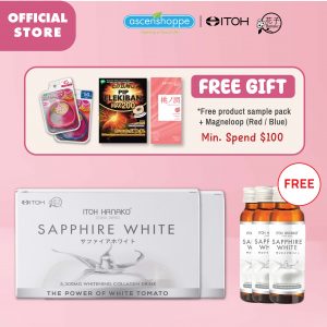 [Bundle of 2] ITOH Hanako Sapphire White Collagen Drink Buy Two 10s + Free One 3s