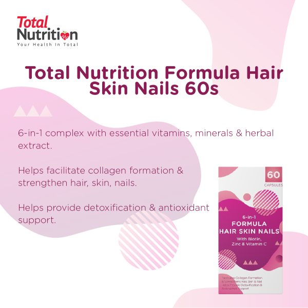 Total Nutrition Hair Skin Nails 60S - Image 2