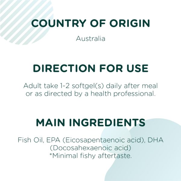 [BUY 1 FREE 1] Total Nutrition Double Strength Fish Oil, 60s - Image 3