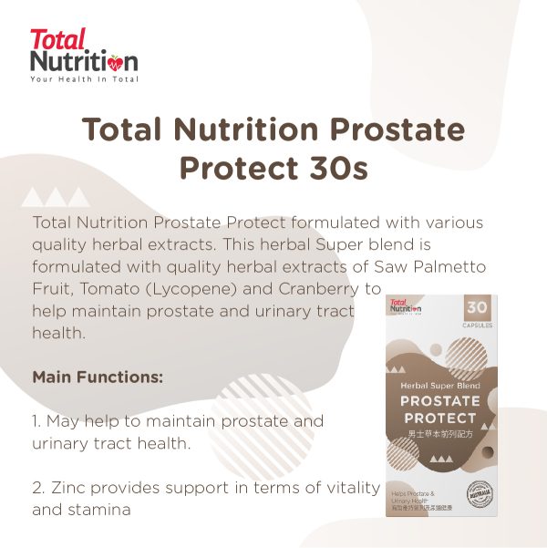 [Ready Stock] Total Nutrition Prostate Protect Capsules, 30s - Image 2