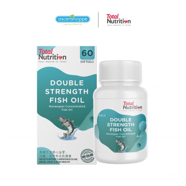 Total Nutrition Double Strength Fish Oil, 60s - Image 2