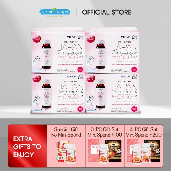 [Bundle of 4] ITOH Hanako Crystal Collagen 16S x 4