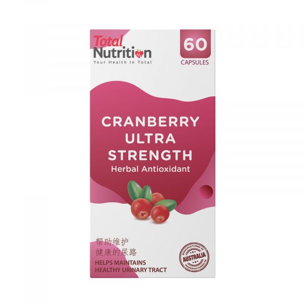 Total Nutrition Cranberry Ultra Strength 60S