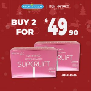 [Bundle of 2] ITOH Hanako SuperLift 5000mg Collagen Drink 10S
