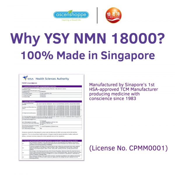 YISHIYUAN 60's NMN 18000 Capsules to Anti-aging and Cell regeneration Youthful skin and Restore vitality - Image 4