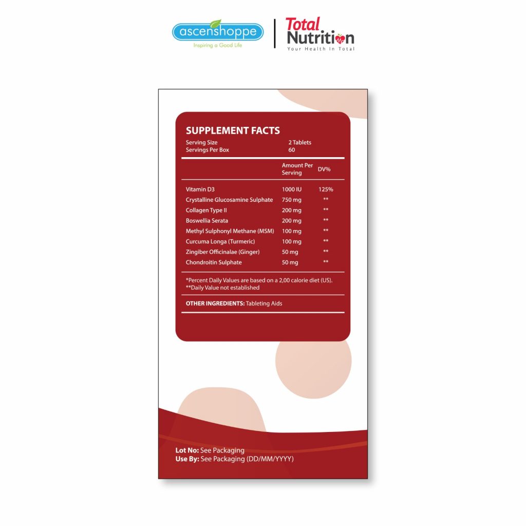[Made in Australia] Total Nutrition Joint Plus Pro MAX+ 60S – Ascenshopee