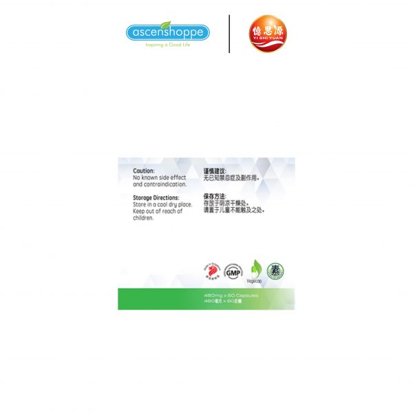 YISHIYUAN Memory.Focus 60's 憶思源银杏忆智宝 for improve memory brain health study aid brain nutrition mental clarity - Image 4